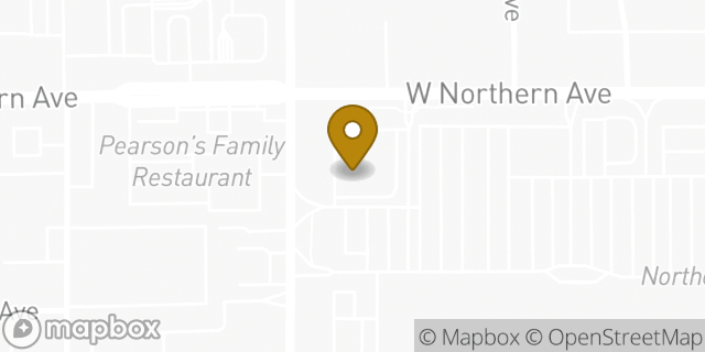 Map showing the location of Chipotle Mexican Grill in Glendale, AZ 85301