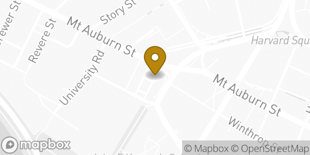 Map showing the location of Cambridge - 110 Mont Auburn Street HLE in Cambridge, MA 02138