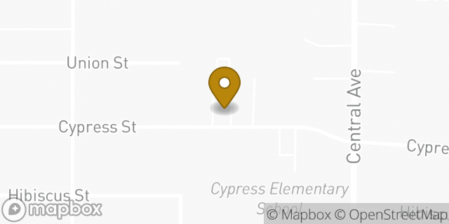 Map showing the location of Highland Church of Christ in California in Highland, CA 92346