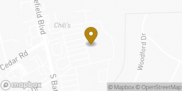Map showing the location of Panera Bread in Chesapeake, VA 23322