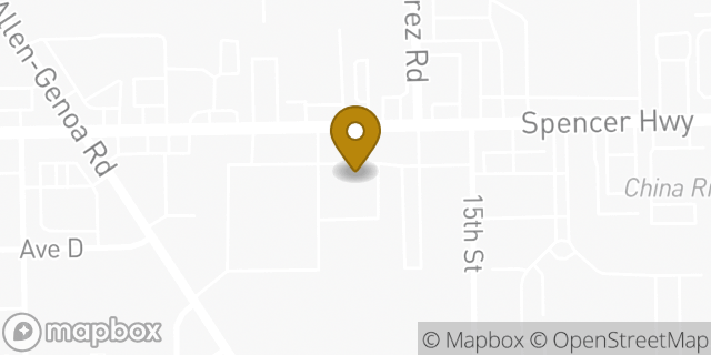 Map showing the location of AutoZone in South Houston, TX 77587