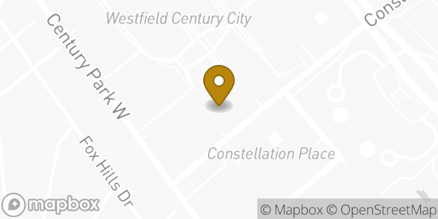 Map showing the location of Chase ATM in Los Angeles, CA 90067