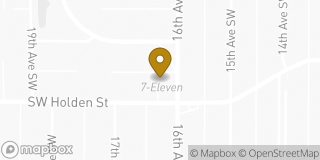Map showing the location of ATM 7ELEVEN-FCTI in Seattle, WA