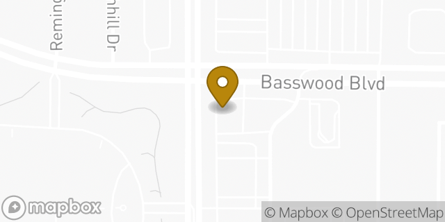 Map showing the location of Chase Bank in Fort Worth, TX 76131