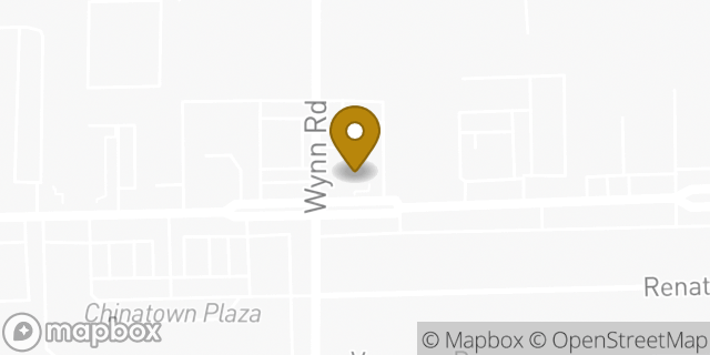 Map showing the location of Bank of America Financial Center & Drive-Thru ATM | Spring Mountain/Wynn in Las Vegas, NV 89102