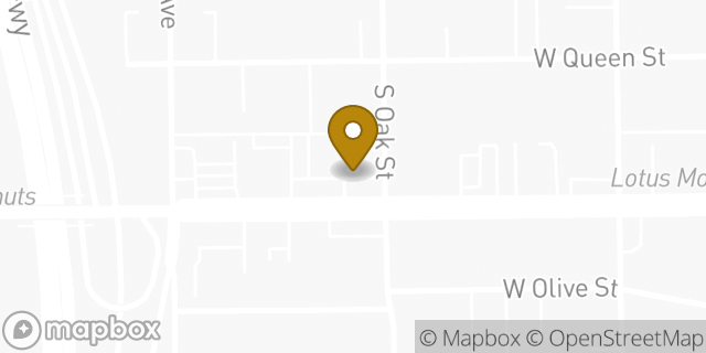 Map showing the location of Starbucks in Inglewood, CA 90301