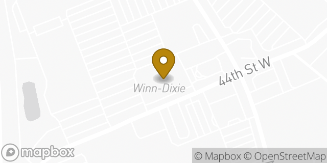 Map showing the location of Winn-Dixie in Jacksonville, FL 32208