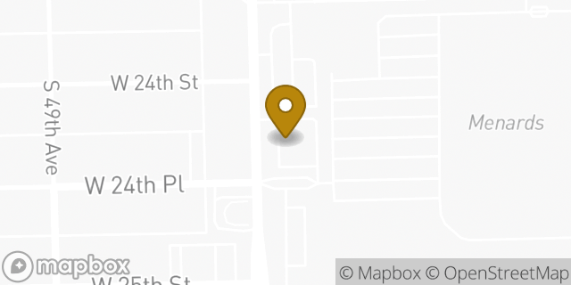 Map showing the location of Bank Of America in Cicero, IL 60804
