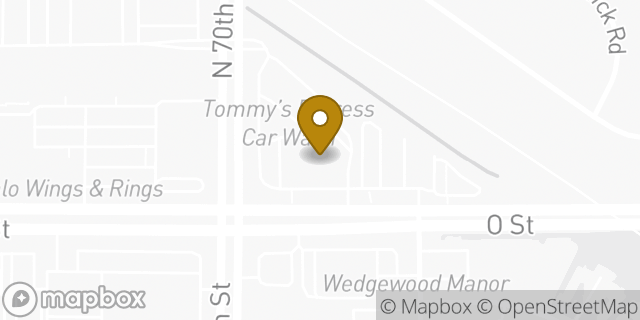 Map showing the location of ATM CVS in Lincoln, NE