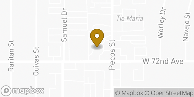 Map showing the location of ATM 7ELEVEN-FCTI in Denver, CO