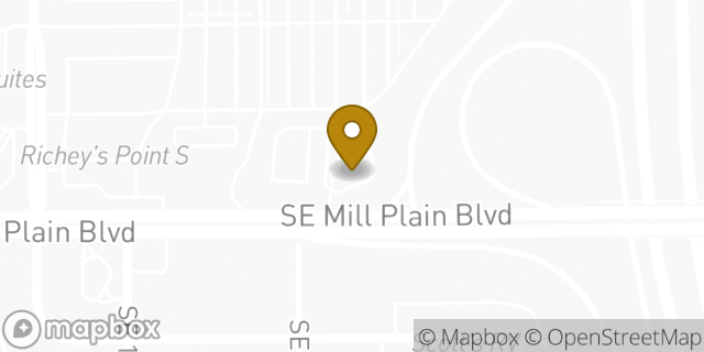 Map showing the location of Walmart in Vancouver, WA
