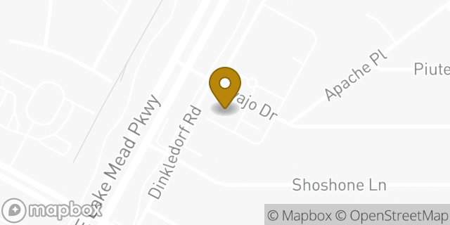 Map showing the location of AutoZone Auto Parts in Henderson, NV 89015