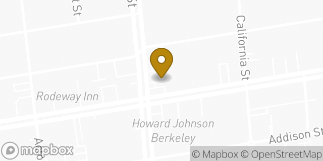 Map showing the location of Amazon Locker - Cupcake in Berkeley, CA 94703