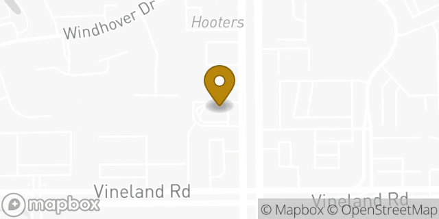 Map showing the location of McDonald's in Orlando, FL 32819
