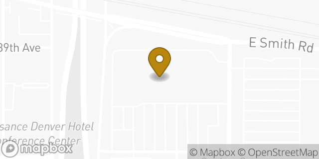 Map showing the location of The Home Depot in Denver, CO 80207