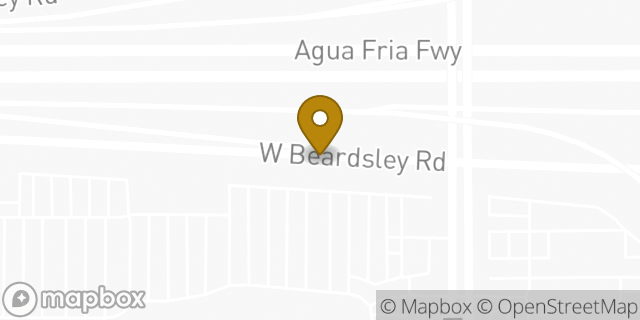 Map showing the location of Starbucks in Phoenix, AZ 85027