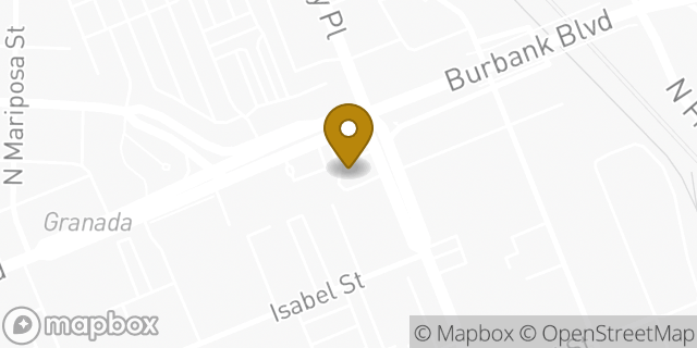 Map showing the location of McDonald's in Burbank, CA 91506
