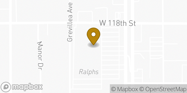 Map showing the location of ATM CVS in Hawthorne, CA