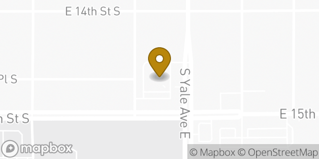Map showing the location of ATM Walgreens in Tulsa, OK 74112