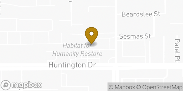 Map showing the location of Subway in Duarte, CA 91010