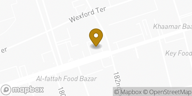 Map showing the location of McDonald's in Jamaica, NY 11432