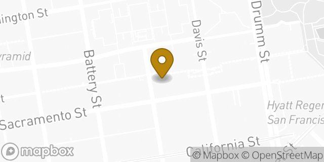 Map showing the location of Peet's Coffee in San Francisco, CA 94111