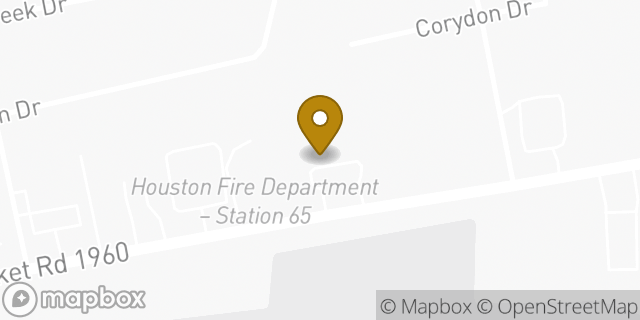 Map showing the location of Subway in Houston, TX 77336