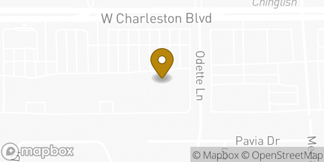 Map showing the location of Dick's Sporting Goods in Las Vegas, NV 89117