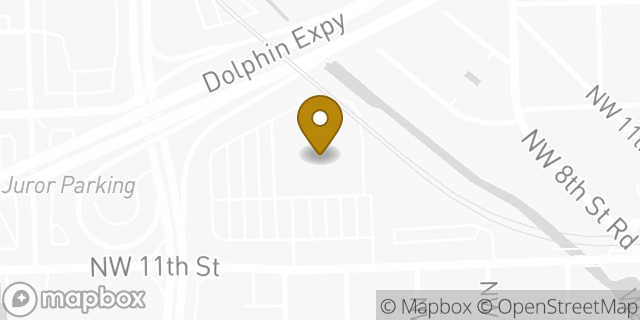 Map showing the location of ATM Winn Dixie in Miami, FL