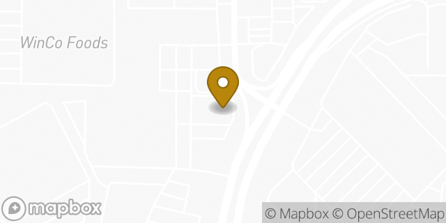 Map showing the location of Starbucks in Modesto, CA 95350
