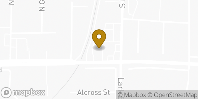 Map showing the location of Starbucks in Azusa, CA 91702