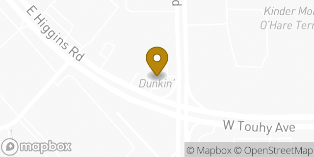 Map showing the location of Dunkin' in Elk Grove Village, IL 60007