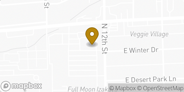 Map showing the location of Amazon Locker - Freddie in Phoenix, AZ 85020