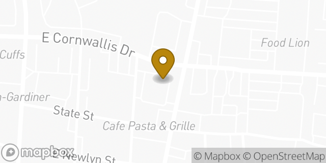 Map showing the location of Walgreens in Greensboro, NC 27408