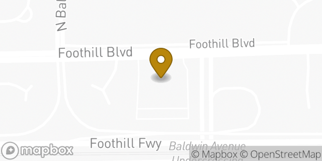 Map showing the location of The Church of Jesus Christ of Latter-day Saints in Arcadia, CA 91006