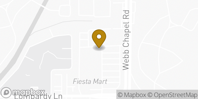 Map showing the location of Amazon Locker - Ink in Dallas, TX 75220