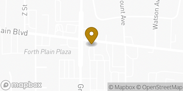Map showing the location of Starbucks in Vancouver, WA 98661