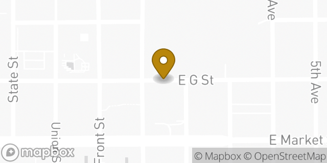 Map showing the location of Starbucks in San Diego, CA 92101