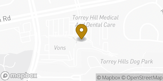 Map showing the location of Starbucks in San Diego, CA 92130