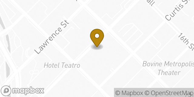 Map showing the location of Amazon Locker - Libra in Denver, CO 80202