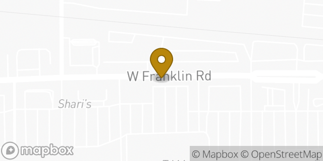 Map showing the location of HomeGoods in Boise, ID 83709