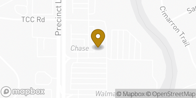 Map showing the location of Panera Bread in Hurst, TX 76054