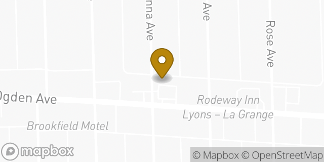 Map showing the location of Amazon Locker - Diamond in Lyons, IL 60534