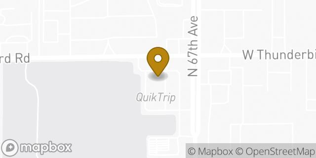 Map showing the location of Amazon Locker - Circe in Peoria, AZ 85381
