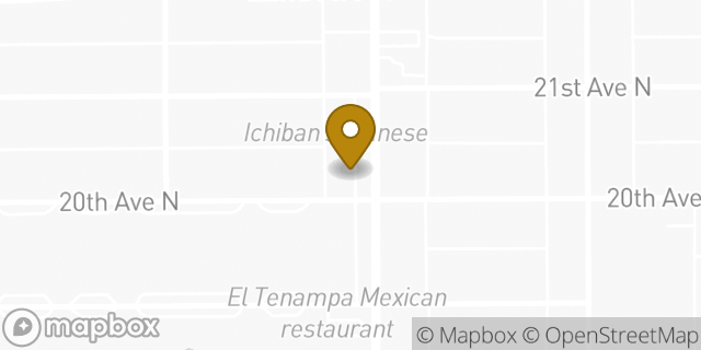 Map showing the location of Amazon Locker - Tiar in Saint Petersburg, FL 33704