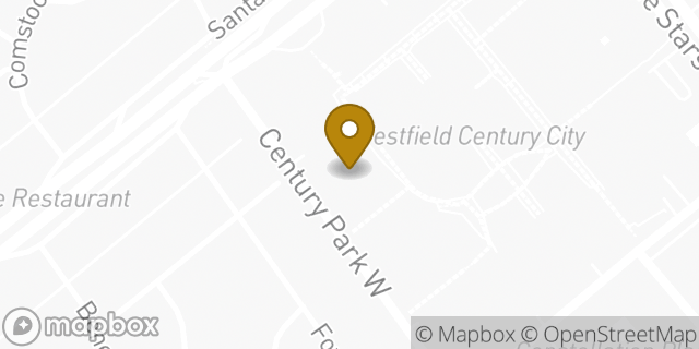 Map showing the location of Old Navy in Los Angeles, CA 90067