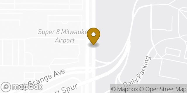 Map showing the location of Hertz in Milwaukee, WI 53207