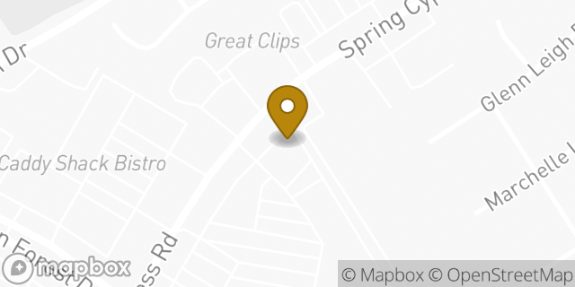 Map showing the location of HOTWORX in Spring, TX 77379