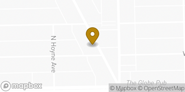 Map showing the location of The UPS Store in Chicago, IL 60618