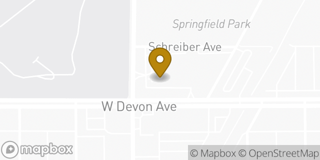 Map showing the location of CVS Pharmacy in Lincolnwood, IL 60712